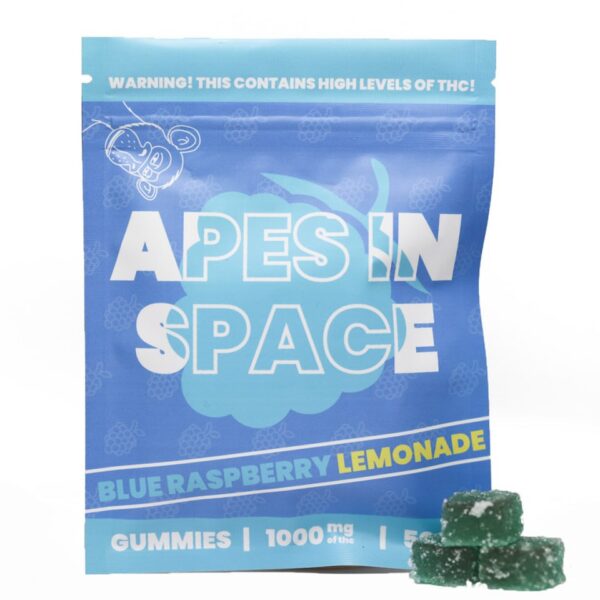 Apes In Space 1000mg - Blue Raspberry Lemonade