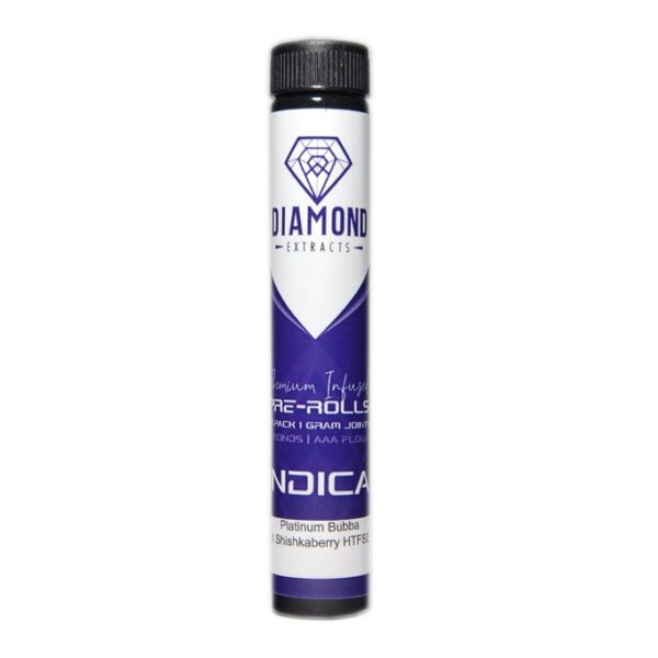Diamond Pre-Rolls - HTFSE - Platinum Bubba x Shishkaberry
