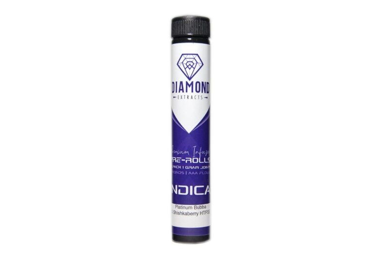 Diamond Pre-Rolls - HTFSE - Platinum Bubba x Shishkaberry