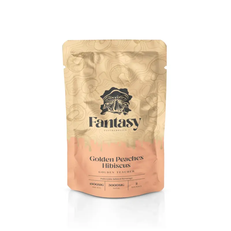 Fantasy Psychedelics Tea Bags - (Golden Peaches x Golden Teacher)