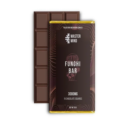 Mastermind - Funghi Chocolate Bar (3000mg) - Cookies & Cream