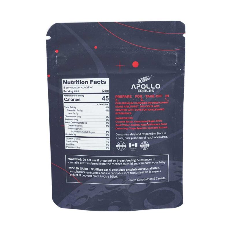 Apollo - Shooting Star Gummies (1000mg) - Sour Cherry (Sativa) - Image 2
