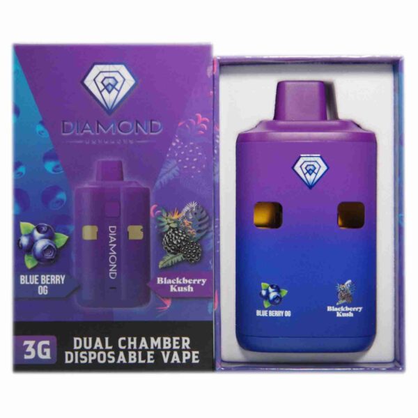 Diamond Dual Vapes 6g - Blueberry OG x Blackberry Kush
