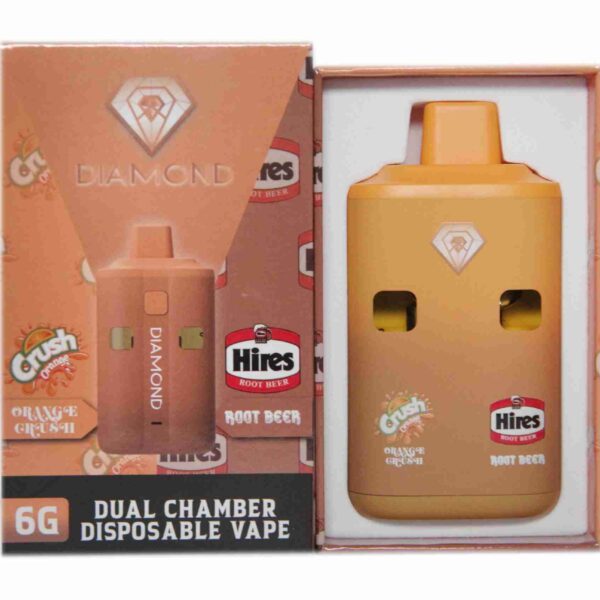 Diamond Dual Vapes 6g - Orange Crush x Root Beer