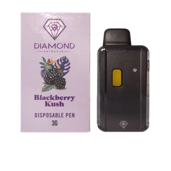 Diamond Disposable Vapes 3g - Blackberry Kush (Indica)