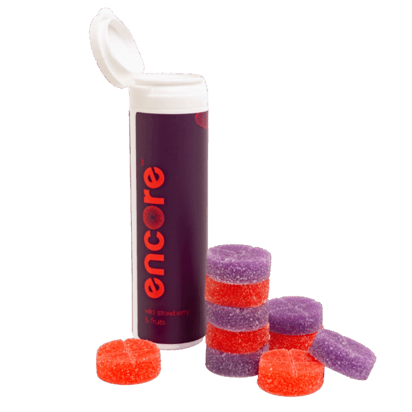 Encore - THC Gummies (600mg) - Wild Strawberry & Fruits