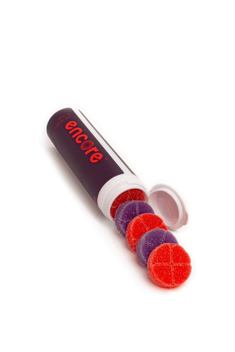 Encore - THC Gummies (600mg) - Wild Strawberry & Fruits - Image 2