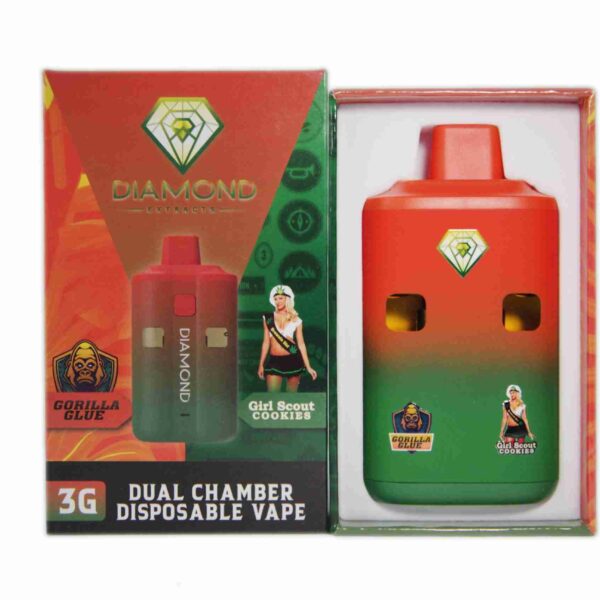 Diamond Dual Vapes 6g - Gorilla Glue x Girl Scout Cookies
