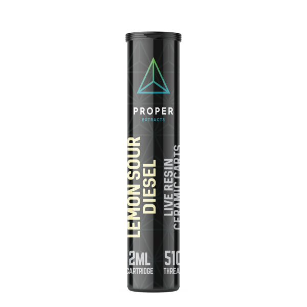 Proper Extracts - Live Resin Carts 2ml - Lemon Sour Diesel