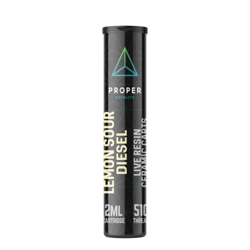 Proper Extracts - Live Resin Carts 2ml - Lemon Sour Diesel