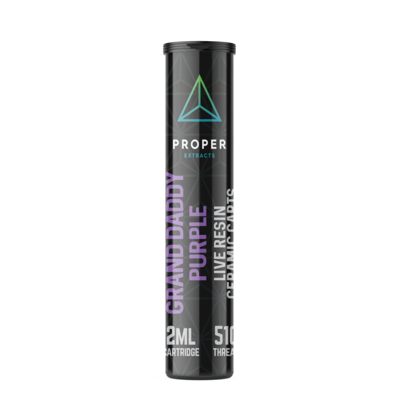 Proper Extracts - Live Resin Carts 2ml - Grand Daddy Purple
