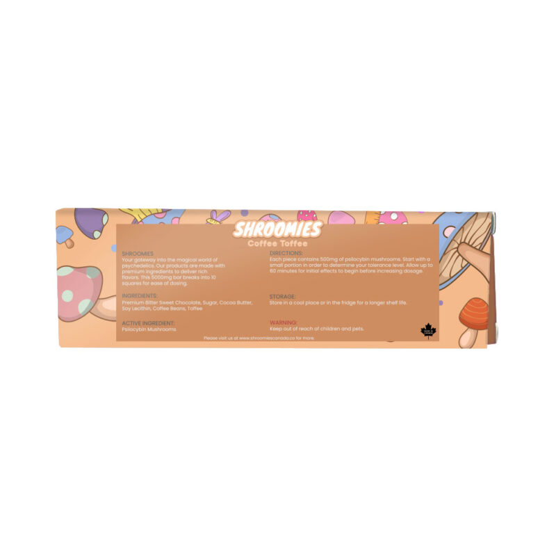 Shroomies Chocolates - Coffee Toffee (3000mg) - Image 3