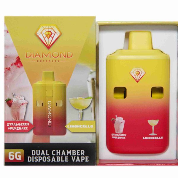 Diamond Dual Vapes 6g - Strawberry Milkshake x Limoncello
