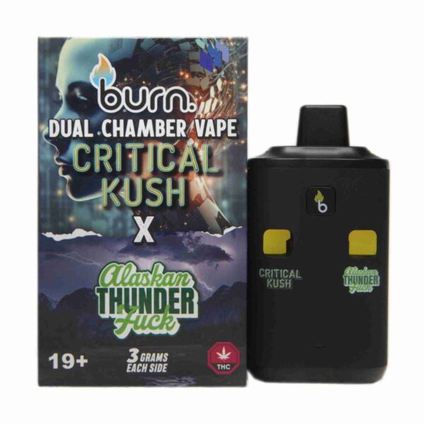 Burn Dual 6g Vape - Critical Kush + Alaskan Thunder Fuck