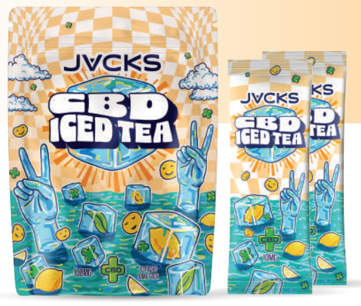 JACKS Powder Drink Mix - CBD Iced Tea 250mg