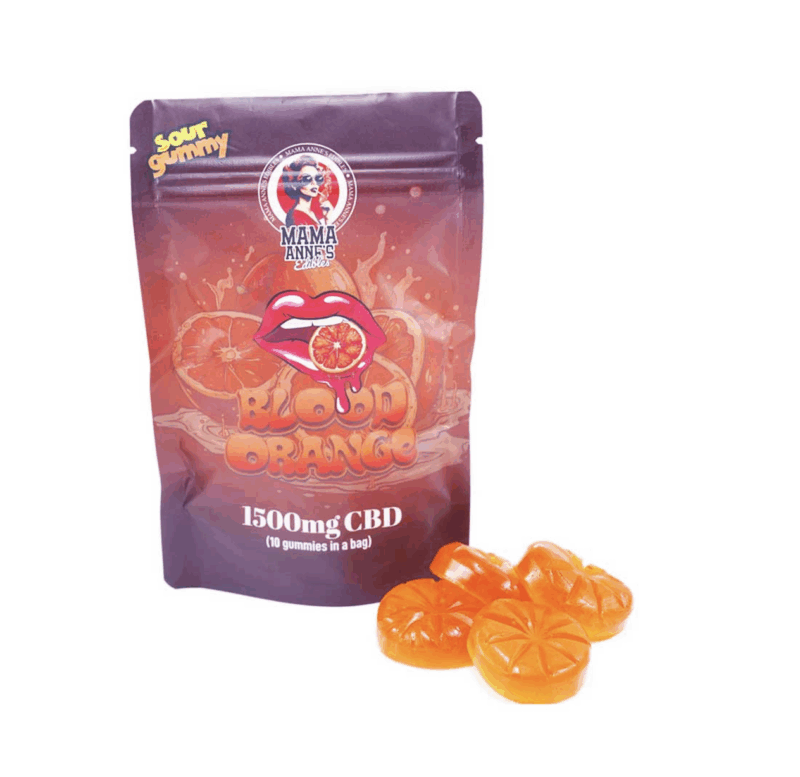 Mama Anne's Edibles 1500mg - Blood Orange Gummy (CBD) - Image 3