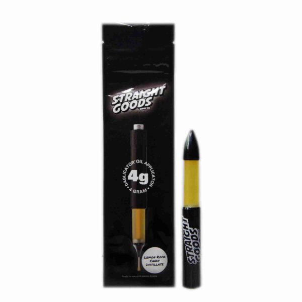 Straight Goods 4g Dablicators - Lemon Rock Candy Distillate