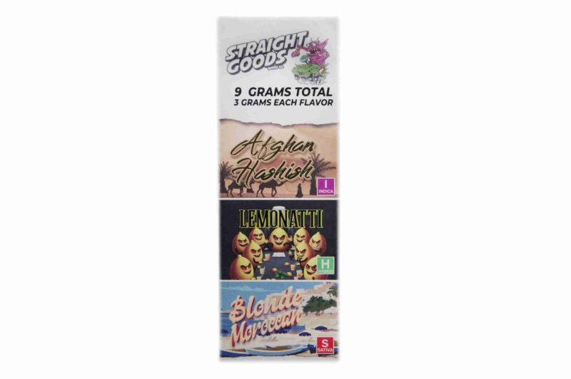 Straight Goods 9g Triple Chamber Vape - Afghan Hashish + Lemonatti + Blonde Moroccan - Image 3