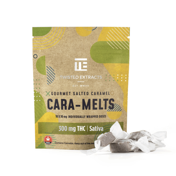 Twisted Extracts - Salted Cara-Melts 300mg - Sativa
