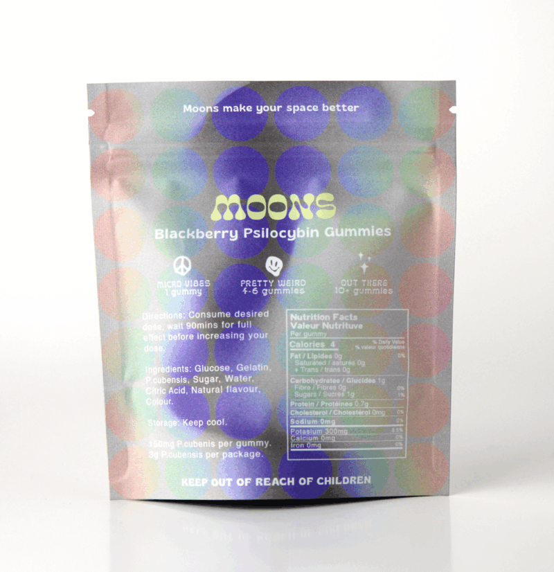 MOONS Psilocybin Gummies - Blackberry - Image 2