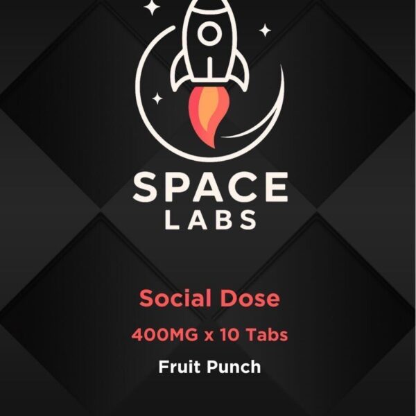 Space Labs - Chewable Sweet Mushroom Tabs - Social Dose (Fruit Punch 4 Grams)
