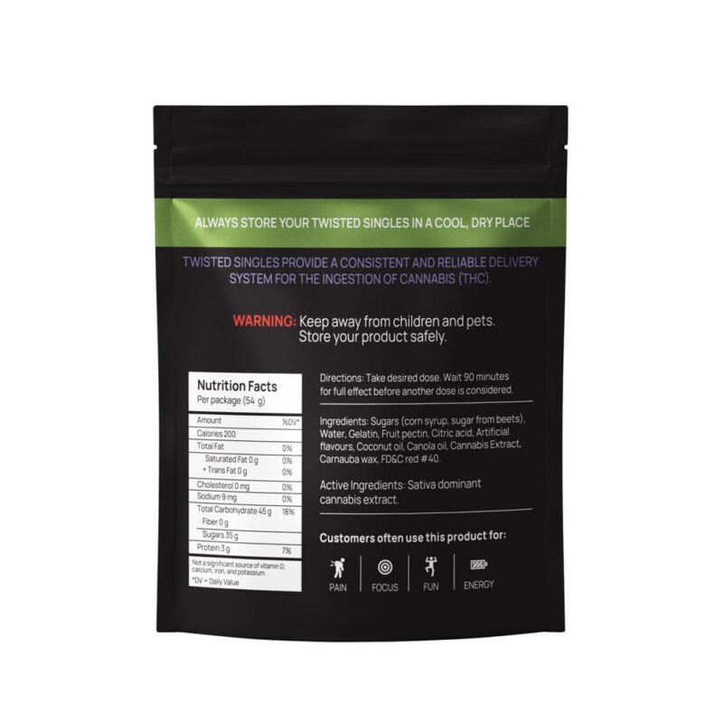 Twisted Extracts - Singles 1200mg - Cherry Blast (Sativa) - Image 2