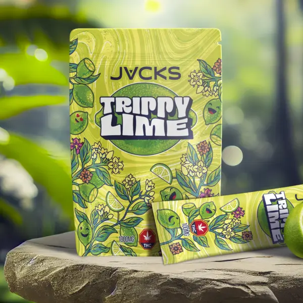 JACKS THC Powder Drink Mix - Trippy Lime 500mg