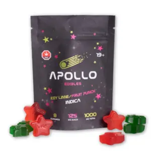 Apollo - Shooting Star Gummies (1000mg) - Key Lime / Fruit Punch (Indica)
