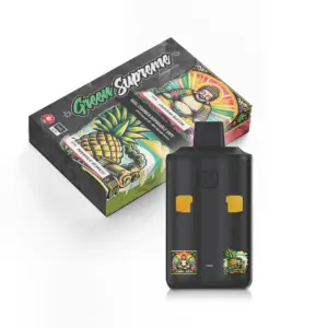Green Supreme 6g Dual Chamber Vape Pen - Laughing Buddha x Pineapple Express