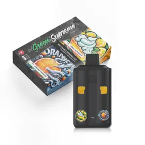 Green Supreme 6g Dual Chamber Vape Pen - Lemon Meringue x Orange Freeze
