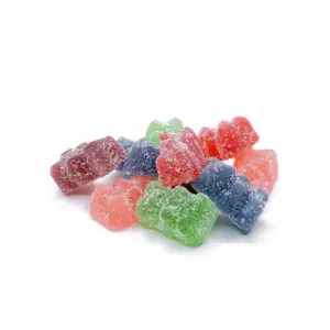Alternative view of Ganja Bears (150mg THC) - Sour Blue Raspberry