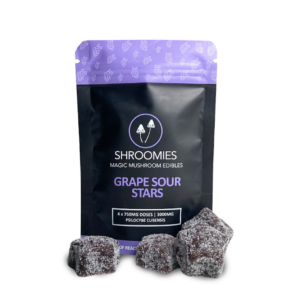 Shroomies Gummies - Grape Sour Stars (3000mg)