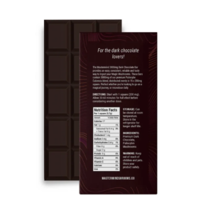 Alternative view of Mastermind - Funghi Chocolate Bar (3000mg) - Dark Chocolate