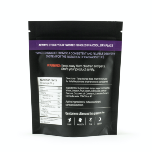 Alternative view of Twisted Extracts - Singles 160mg - Sour Blue Raspberry (Indica)