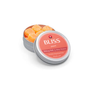 Alternative view of Bliss - THC Gummies (250mg) - Peach