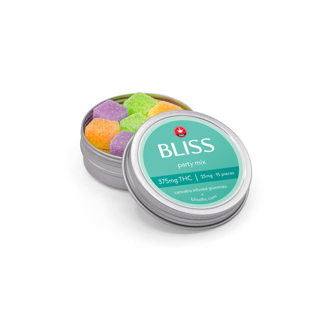 Bliss - THC Gummies (375mg) - Party Mix - Image 2