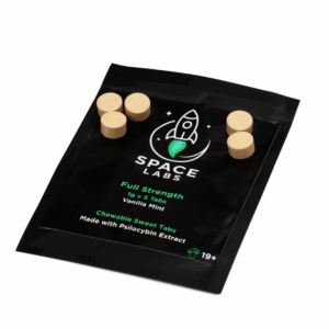 Alternative view of Space Labs - Chewable Sweet Mushroom Tabs - Full Strength (Vanilla Mint 5 Grams)
