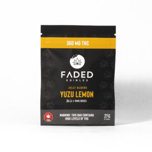 Alternative view of Faded Jelly Blocks - Yuzu Lemon (360mg)