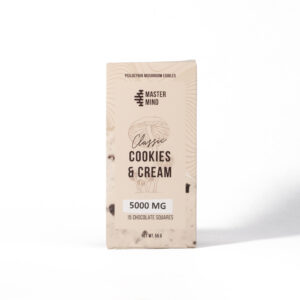 Mastermind - Funghi Chocolate Bar (5000mg) - Cookies & Cream