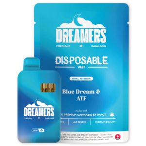 Alternative view of Dreamers 6g Dual Vapes - Blue Dream + ATF