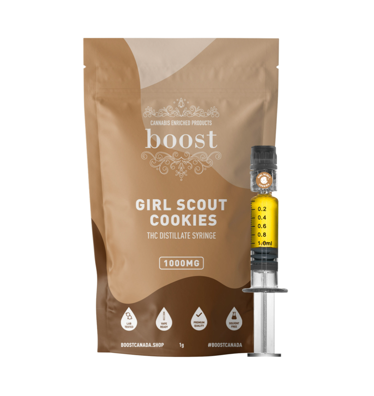 Boost THC Distillate Syringes - Girl Scout Cookies