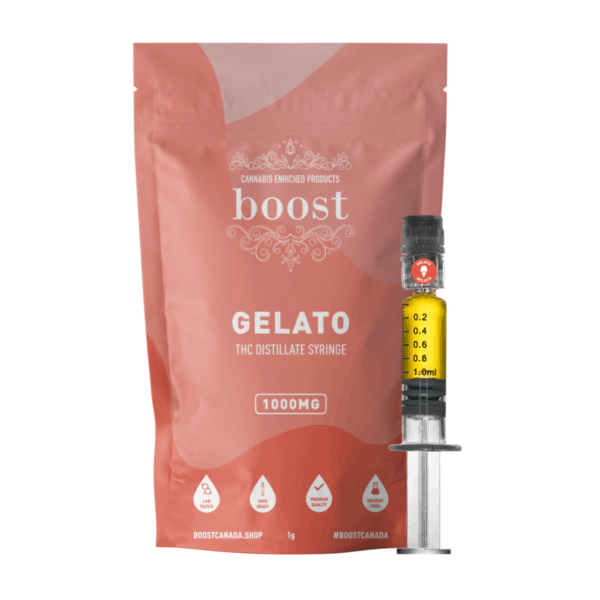 Boost THC Distillate Syringes - Gelato