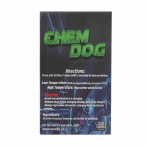 Alternative view of Burn Disposable Vape (3g) - Chem Dog (Hybrid)