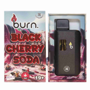 Burn Disposable Vape (3g) - Black Cherry Soda (Indica)