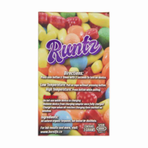 Alternative view of Burn Disposable Vape (3g) - Runtz (Hybrid)