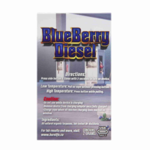 Alternative view of Burn Disposable Vape (2g) - Blueberry Diesel (Hybrid)