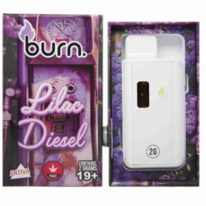 Burn Disposable Vape (2g) - Lilac Diesel (Sativa)