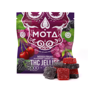 Mota - THC Mixed Fruit Jellies 2000mg (Blackberry, Cherry, Grape)