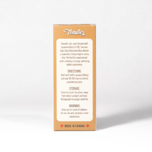 Alternative view of Toastiez High Dose THC Chocolate Bar - Milk Chocolate 1000mg