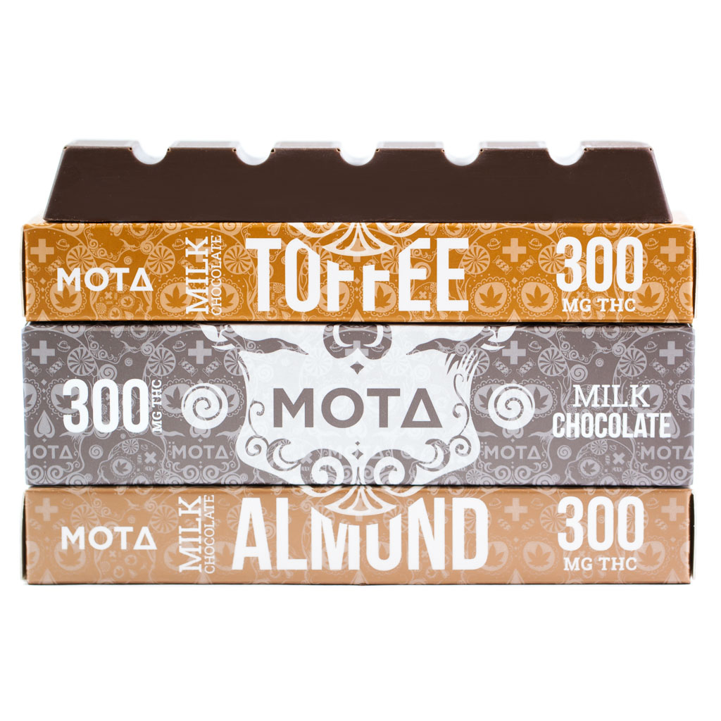 Mota Milk Chocolate Bar 300mg - Toffee